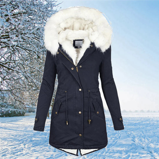 Damen Parka mit Kapuze | Warme