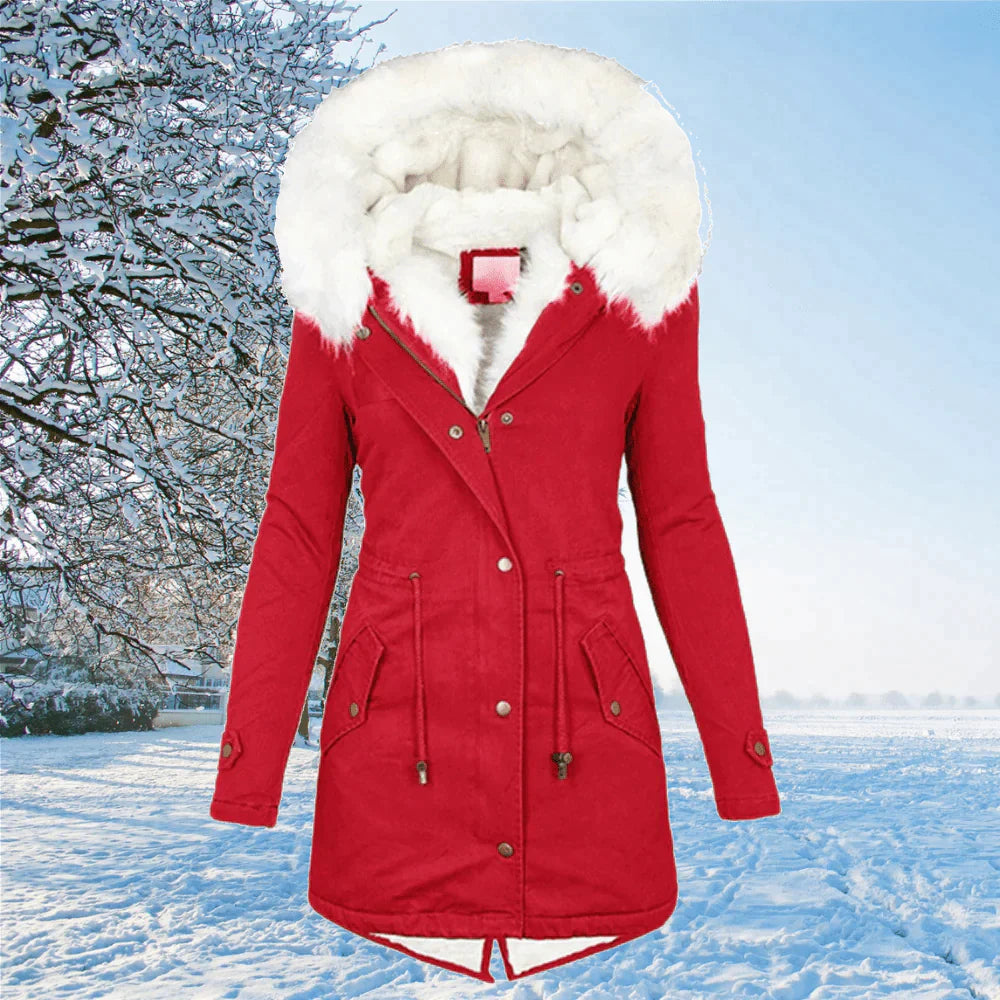 Damen Parka mit Kapuze | Warme