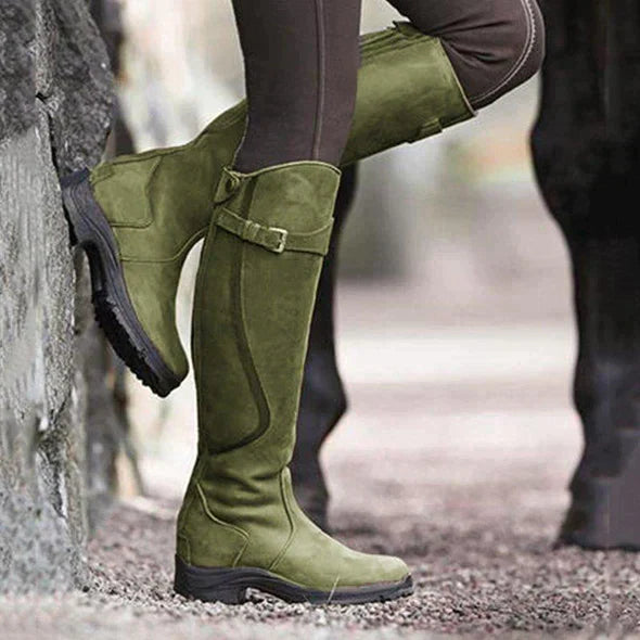 Damen Kniehohe Outdoorstiefel | Klassisch